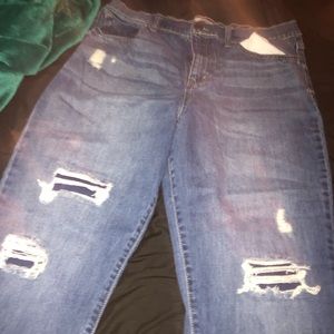 So brand size 17 stretch fit high waist mom jeans